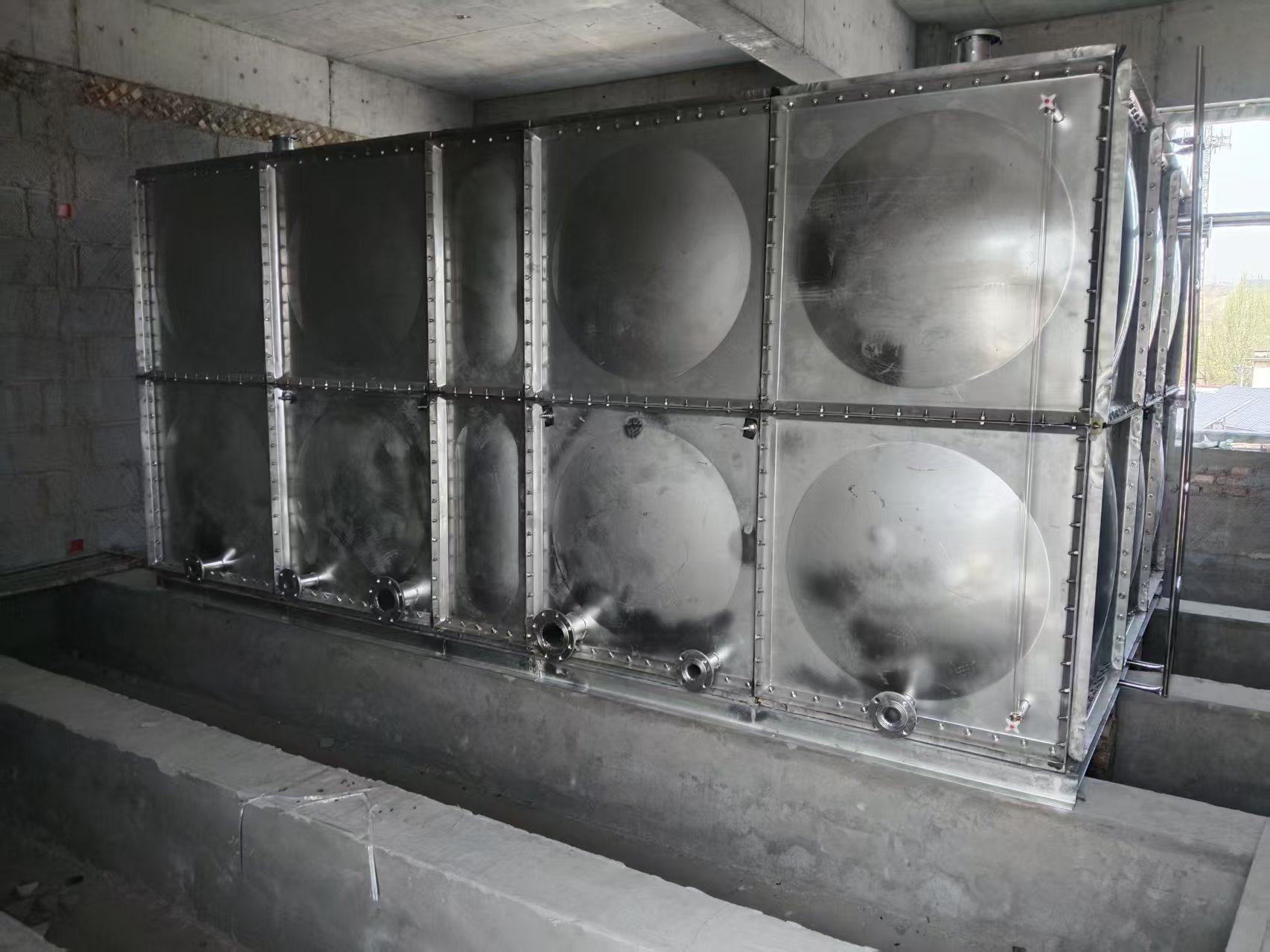 養(yǎng)老院裝配式不銹鋼水箱